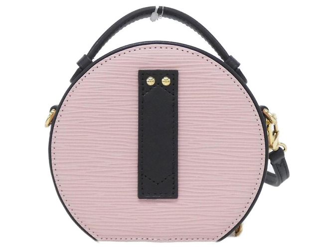 Borsa a tracolla Louis Vuitton Epi Mini Boite Chapeau Rosa - vista 2