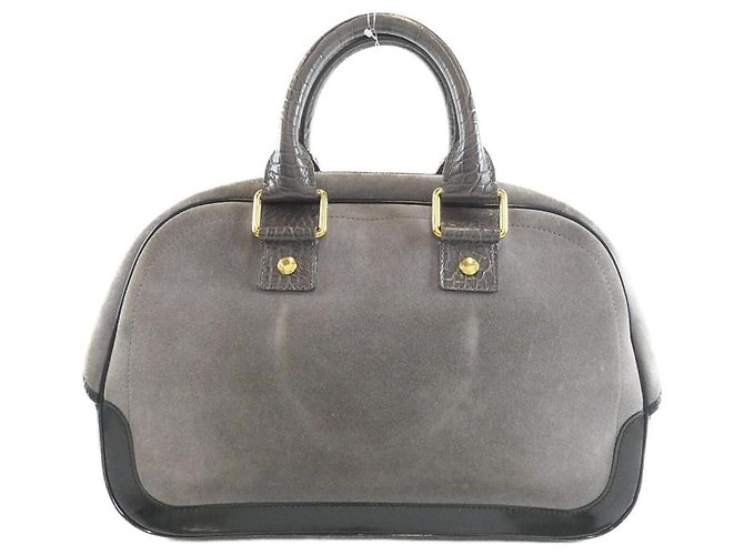 Louis Vuitton Stamp Handtasche M95237 in Gris Wildleder Grau - Ansicht 2