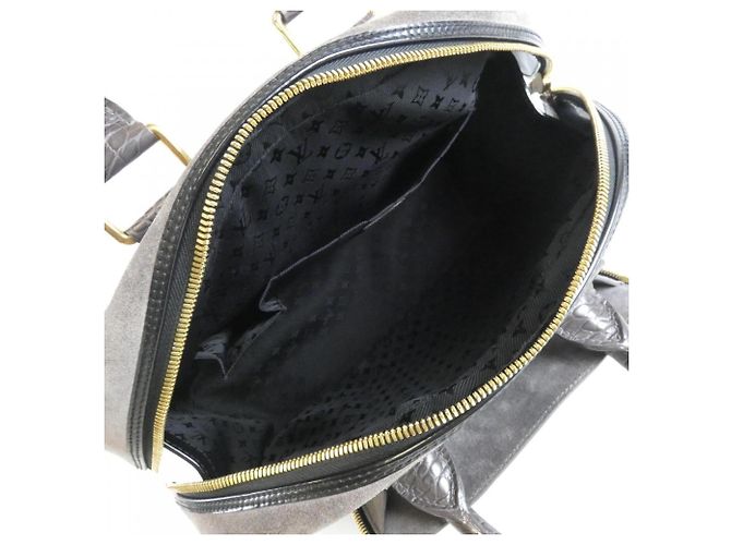 Louis Vuitton Stamp Handtasche M95237 in Gris Wildleder Grau - Ansicht 8