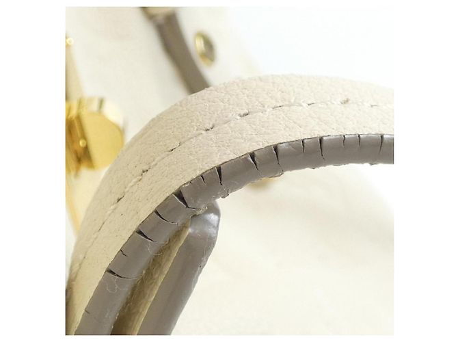 Bolso Louis Vuitton Monogram Empreinte Citadine PM Blanco - vista 7