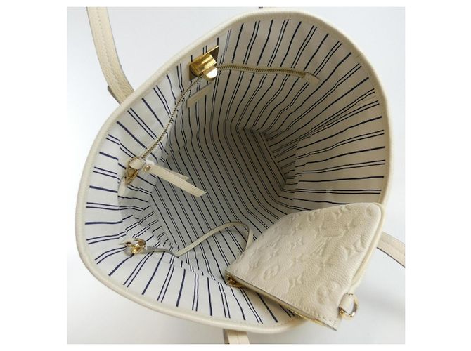 Bolso Louis Vuitton Monogram Empreinte Citadine PM Blanco - vista 9