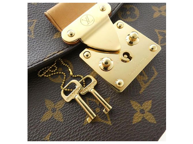 Bolsa Louis Vuitton Monogram Eden MM Marrom Camelo - vista 7