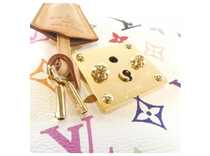 Louis Vuitton Multicolor Speedy Boston Bag Weiß - Ansicht 4