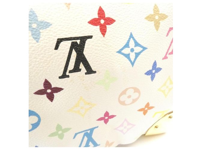 Louis Vuitton Multicolor Speedy Boston Bag Weiß - Ansicht 6