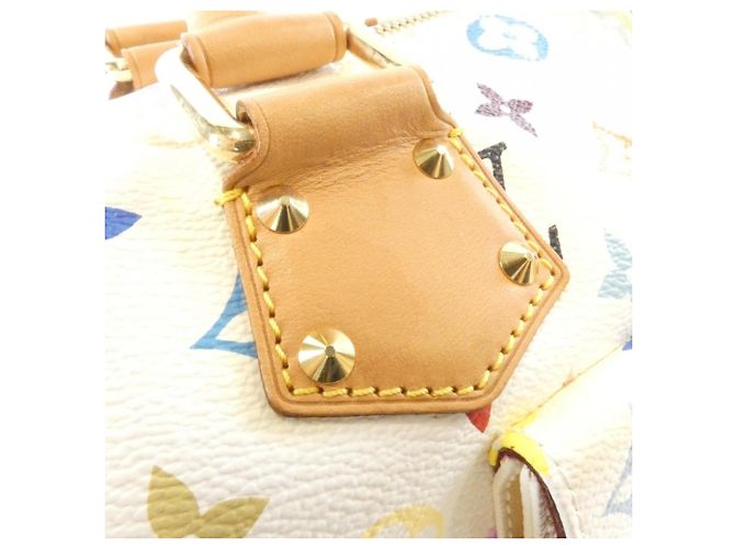 Louis Vuitton Multicolor Speedy Boston Bag Weiß - Ansicht 7