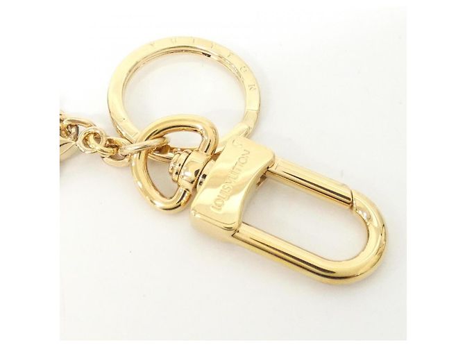 Portachiavi Louis Vuitton Monogram O'Elder Blooming Flower BB Marrone D'oro - vista 4