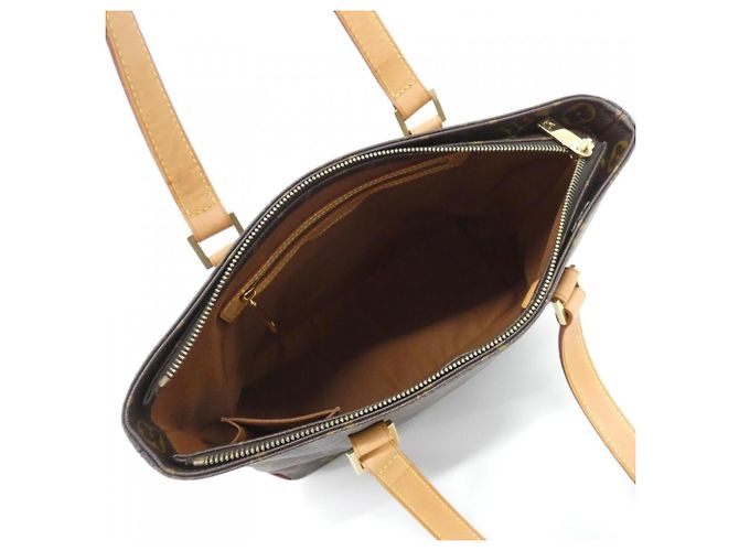 Sac à main Louis Vuitton Monogram Cabas Piano Marron - vue 8