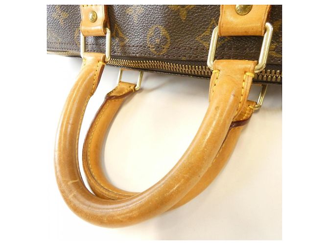 Sac Boston Louis Vuitton Monogram Keepall 45cm Marron - vue 6