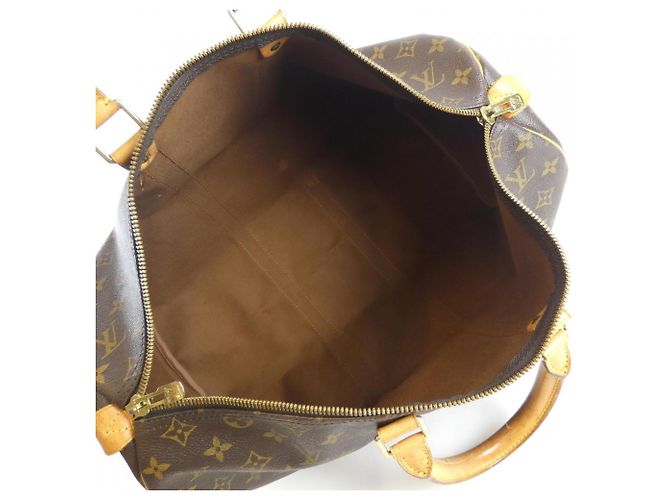 Sac Boston Louis Vuitton Monogram Keepall 45cm Marron - vue 8