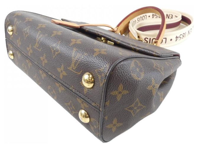 Sac à main Louis Vuitton Monogram Cluny BB Marron Écru - vue 3