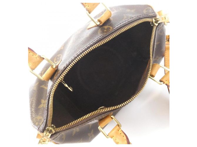 Borsa Boston Louis Vuitton Monogram Speedy Bandoulière Marrone - vista 10