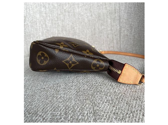Louis Vuitton Monogram Pochette Accessoires Handtasche Braun Monogramm - Ansicht 6