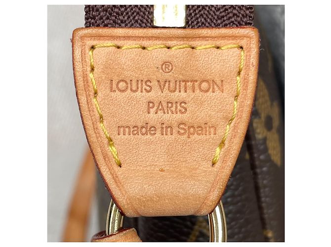 Louis Vuitton Monogram Pochette Accessoires Handtasche Braun Monogramm - Ansicht 9