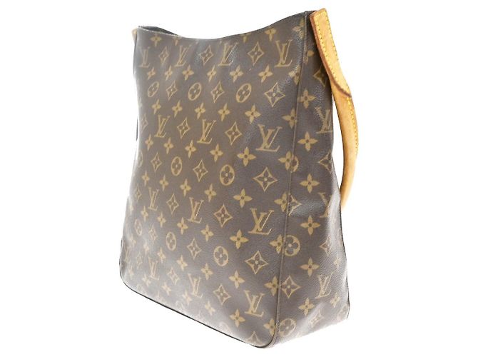 Louis Vuitton Looping Monogram Canvas GM Castaño - vista 4