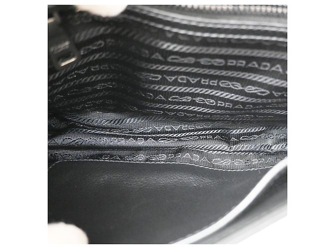 Borsa a patta con catena Prada in vitello lucido borchiato Rosso - vista 5