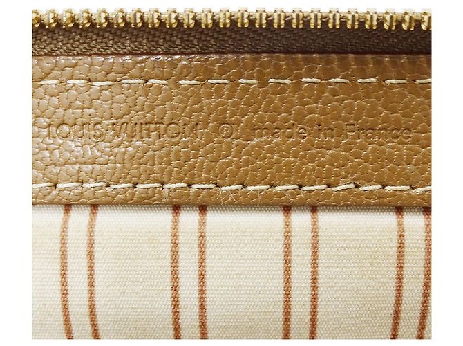 Sac à main Louis Vuitton Canvas Beige Jaune - vue 7