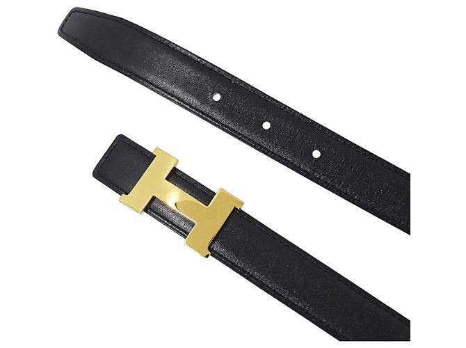 Hermès Hermes Mini Constance Wendelgürtel Schwarz Rot - Ansicht 4