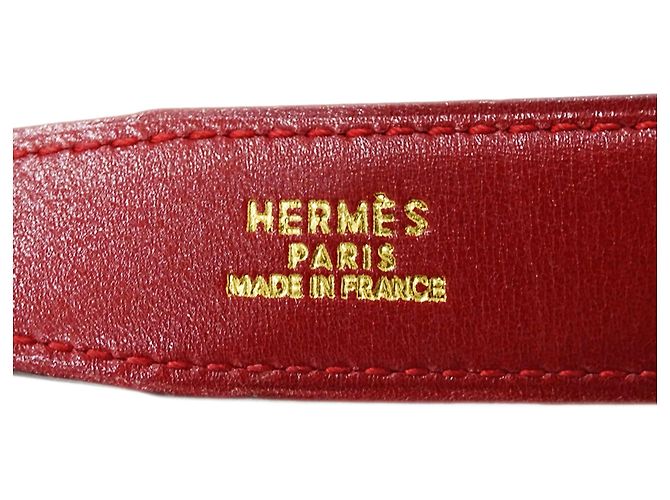 Hermès Hermes Mini Constance Wendelgürtel Schwarz Rot - Ansicht 5