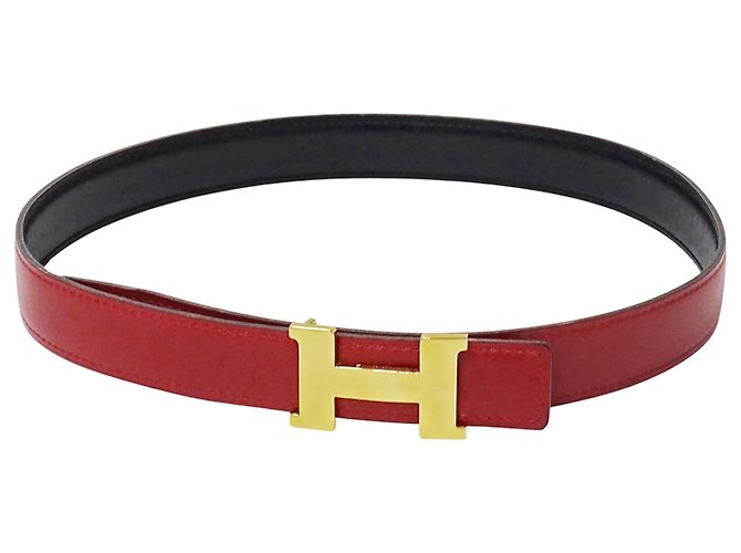 Hermès Hermes Mini Constance Wendelgürtel Schwarz Rot - Ansicht 7