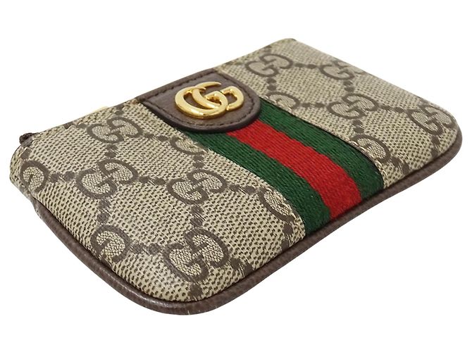 Monedero Gucci Ophidia GG Supreme Castaño - vista 3