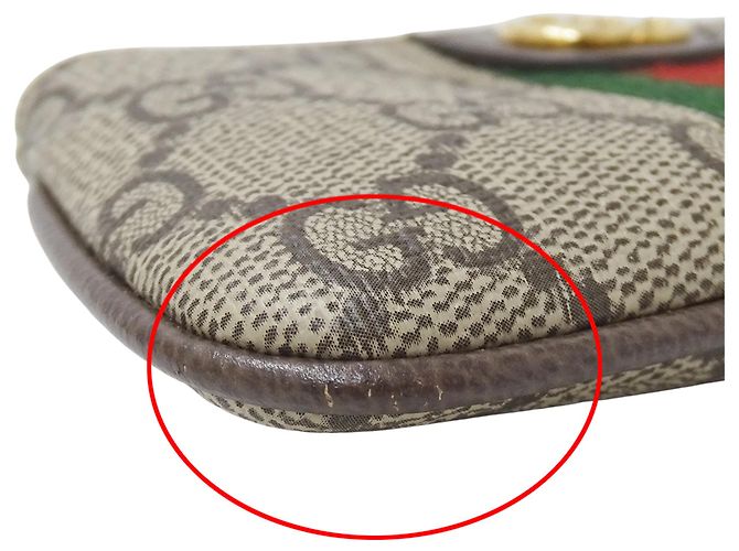 Monedero Gucci Ophidia GG Supreme Castaño - vista 8