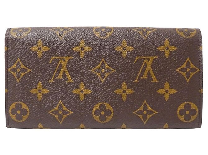 Cartera Larga Monogram Louis Vuitton Castaño Monograma - vista 2