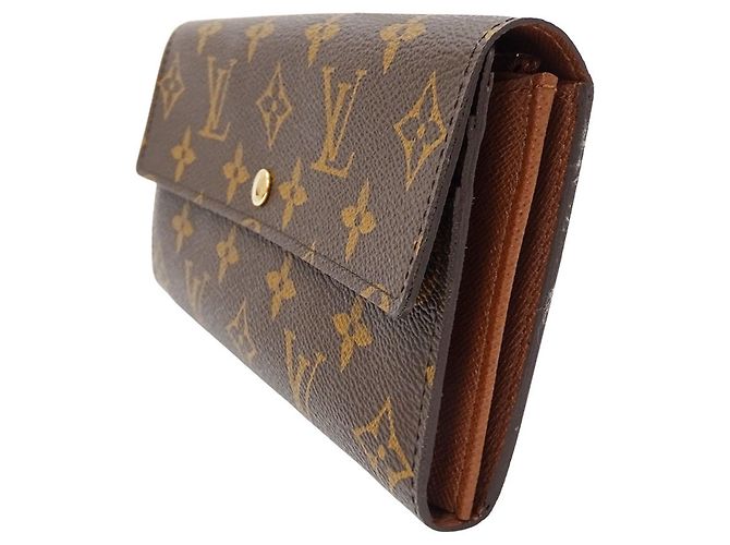 Cartera Larga Monogram Louis Vuitton Castaño Monograma - vista 4