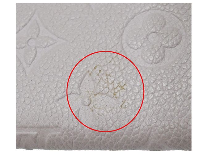 Louis Vuitton Gray Monogram Empreinte langes Portemonnaie Braun - Ansicht 10