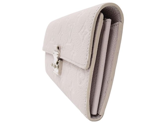 Louis Vuitton Gray Monogram Empreinte langes Portemonnaie Braun - Ansicht 4