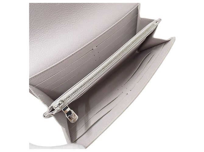 Louis Vuitton Gray Monogram Empreinte langes Portemonnaie Braun - Ansicht 5