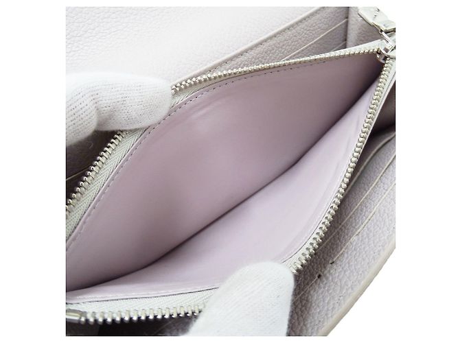Louis Vuitton Gray Monogram Empreinte langes Portemonnaie Braun - Ansicht 6