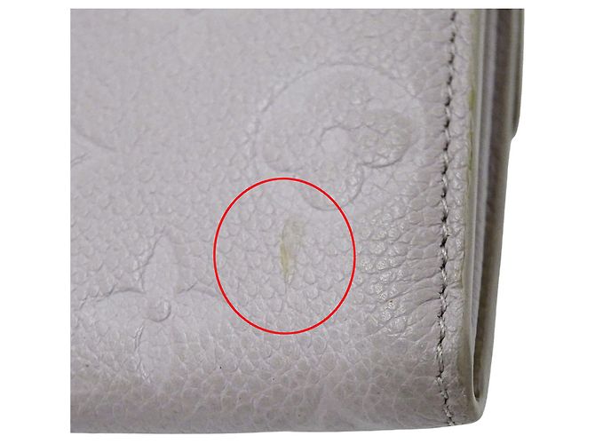 Louis Vuitton Gray Monogram Empreinte langes Portemonnaie Braun - Ansicht 9