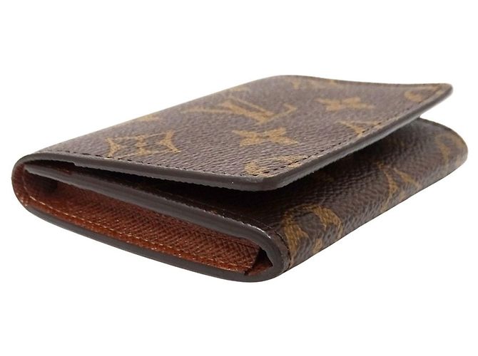 Louis Vuitton Monogram Business Card Holder Brown - view 3