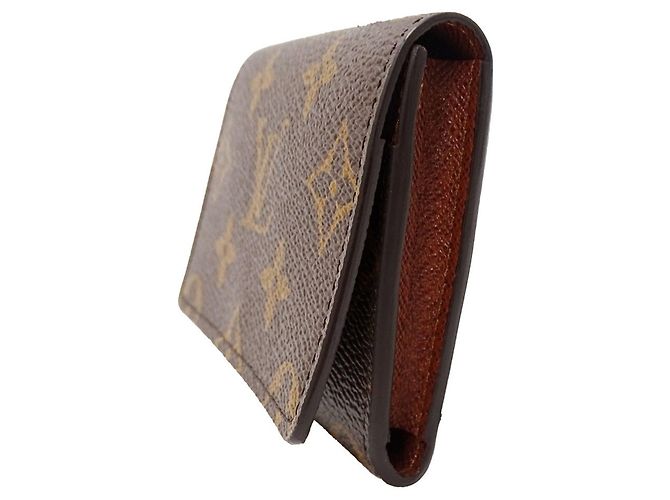 Louis Vuitton Monogram Business Card Holder Brown - view 4