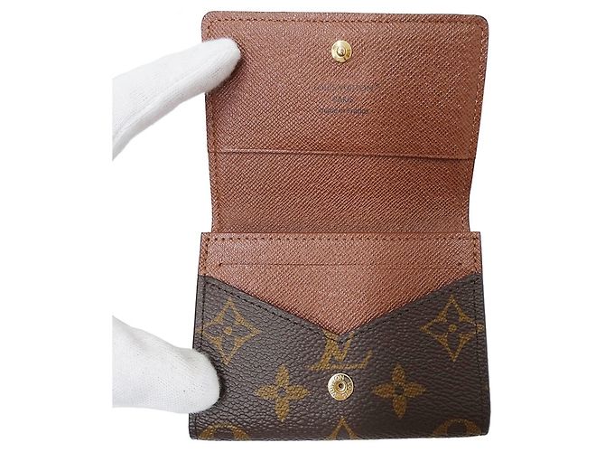 Louis Vuitton Monogram Business Card Holder Brown - view 5