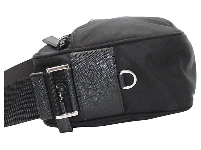 Sac à main en nylon noir pour homme Prada - vue 4