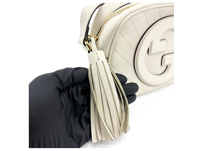 Gucci Soho Disco Nubuck Small Beige - vista 7