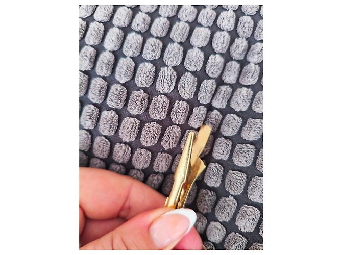 Fermi cravatta Christian Dior CD Dorato D'oro - vista 4