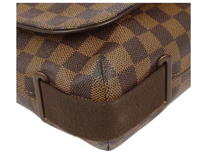 Louis Vuitton Brooklyn Damier Ebene MM Marrom - vista 7