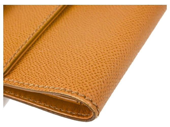 Chanel Trifold Caviar Long Marrone - vista 6