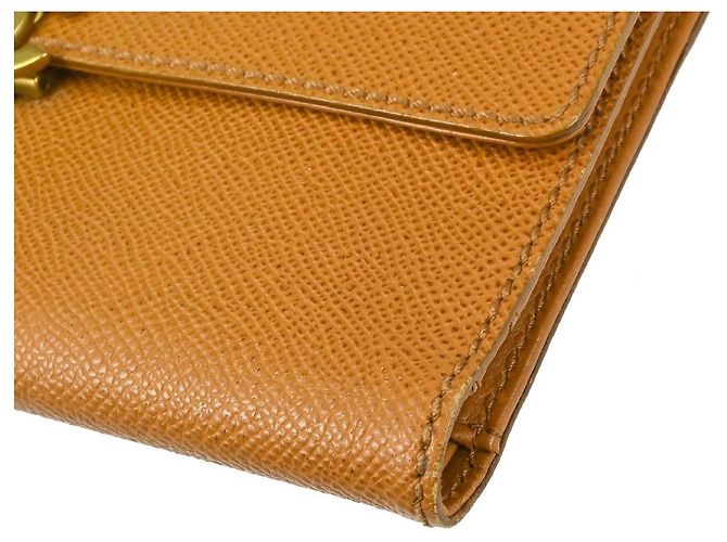 Chanel Trifold Caviar Long Marrone - vista 7