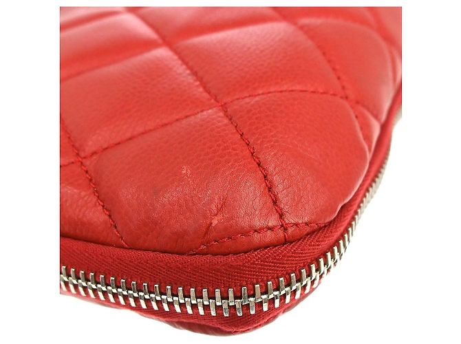 Chanel Timeless CC Expandable Quilted Caviar Large Vermelho - vista 6
