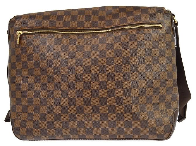 Louis Vuitton Spencer Messenger Damier Ebene Marrone - vista 2