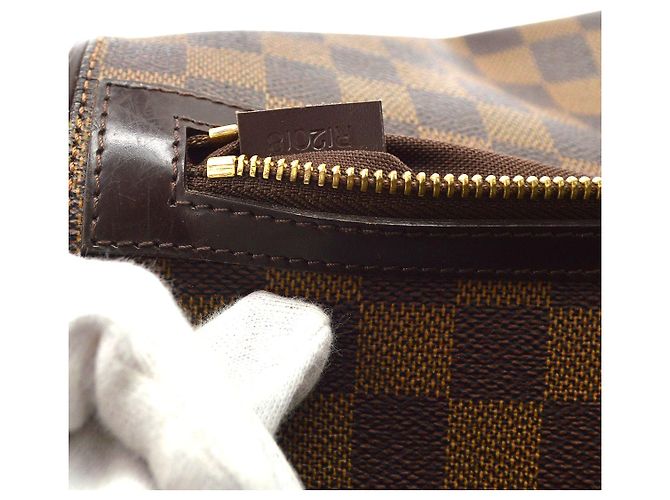 Louis Vuitton Spencer Messenger Damier Ebene Marrone - vista 5