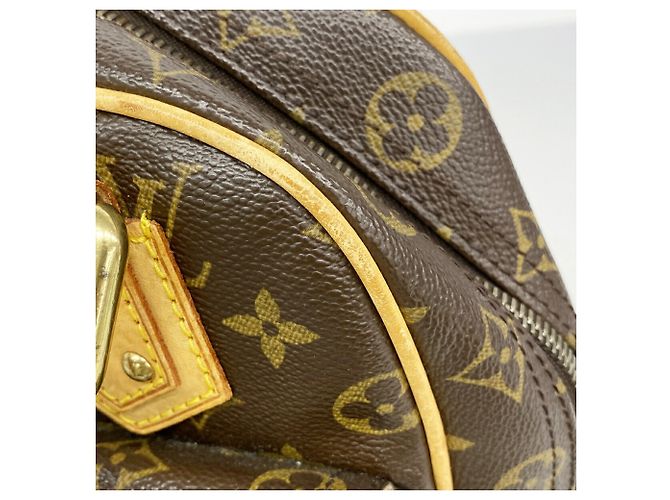 Borsa Louis Vuitton Monogram Manhattan PM Marrone - vista 11