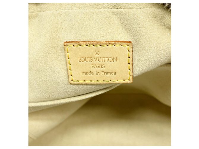 Borsa Louis Vuitton Monogram Manhattan PM Marrone - vista 5