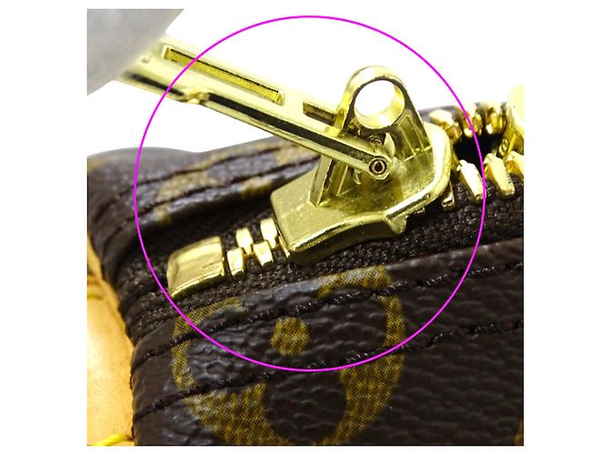 Borsa Boston Monogram Louis Vuitton Marrone Monogramma - vista 14
