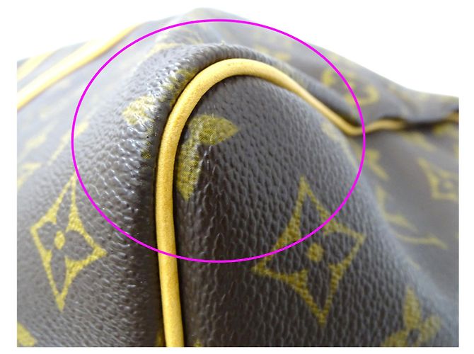 Borsa Boston Monogram Louis Vuitton Marrone Monogramma - vista 16