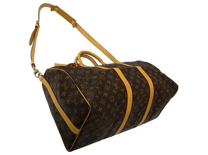 Borsa Boston Monogram Louis Vuitton Marrone Monogramma - vista 4