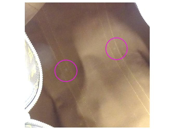 Borsa Boston Monogram Louis Vuitton Marrone Monogramma - vista 7